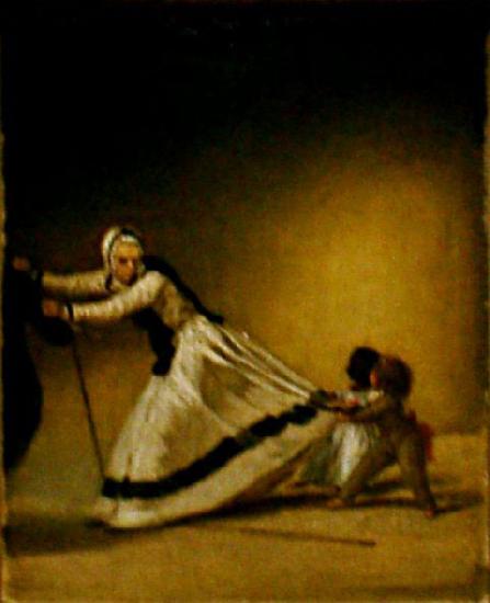 Francisco de Goya Scene from the palace of the Duchess of Alba oil painting image